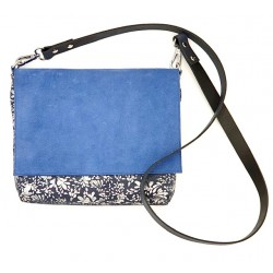 Crossbody Blau / Silber