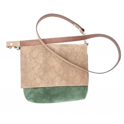 Crossbody Beige / Grün