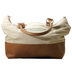 BirdieBag small Beige / Cognac